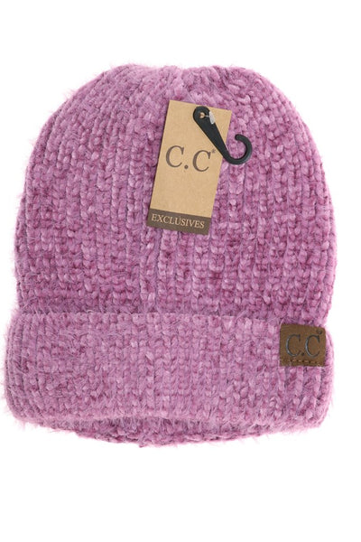 CC Beanie - Fuzzy Chenille Two-Tone