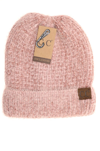 CC Beanie - Fuzzy Chenille Two-Tone