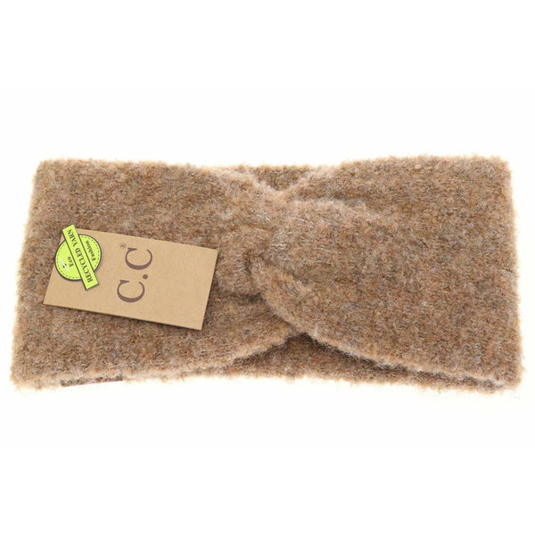 3000 Shearling Yarn Twisted Head Wrap by C.C. Beanie