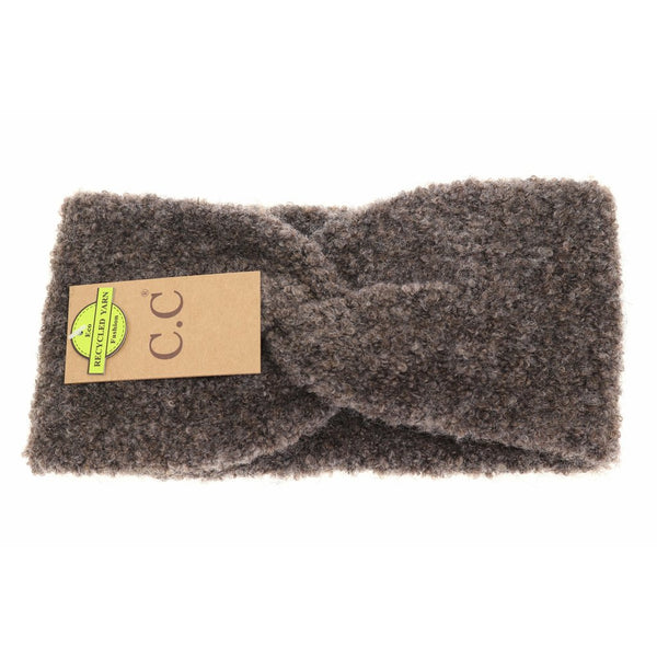 3000 Shearling Yarn Twisted Head Wrap by C.C. Beanie