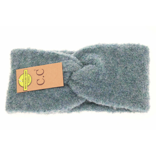 3000 Shearling Yarn Twisted Head Wrap by C.C. Beanie
