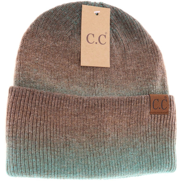 2076 Unisex Ombre Cuffed C.C. Beanie
