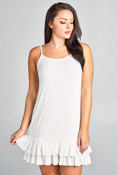 OD-20258 Low Waist, Double Ruffle Dress Extender