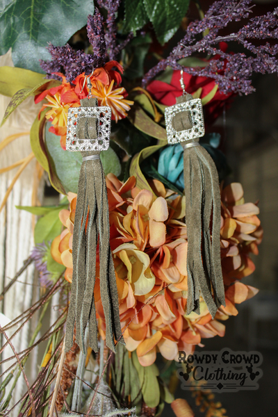 266453 Coyote Concho Earrings