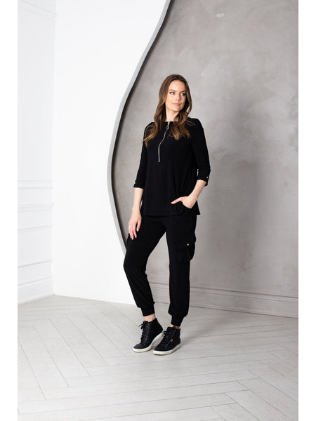 1127800 Joy Zipper Top by Artex Fashions