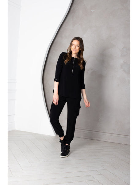 1127800 Joy Zipper Top by Artex Fashions