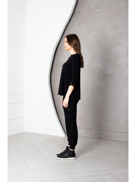 1127800 Joy Zipper Top by Artex Fashions