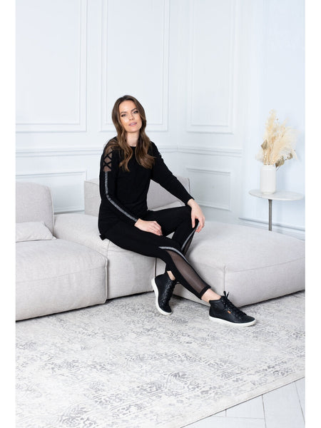 1129227 Alexis Mesh Insert Leggings by Artex Fashions