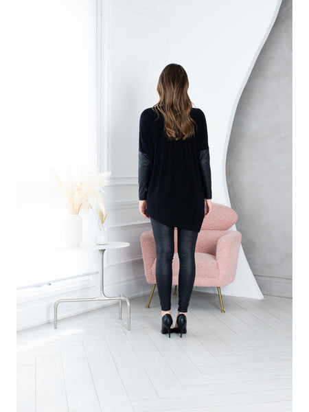 1129067 Leggings Angel de cuero vegano de Artex Fashions