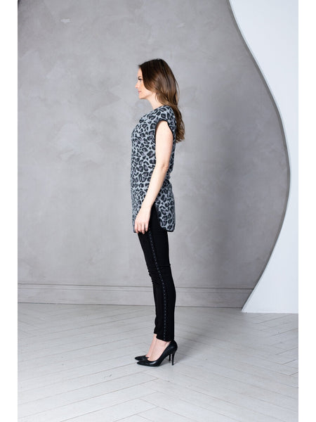 27811 Karaline Overlay Sleeveless Sweater from Artex Fashions