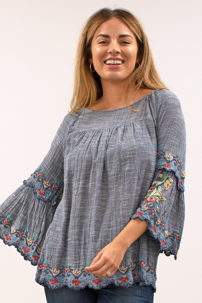 Sigrid Blouse by Caite & Kyla