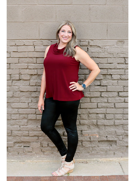 1127701 Jules Cowl Neck Cami by Artex Fashions