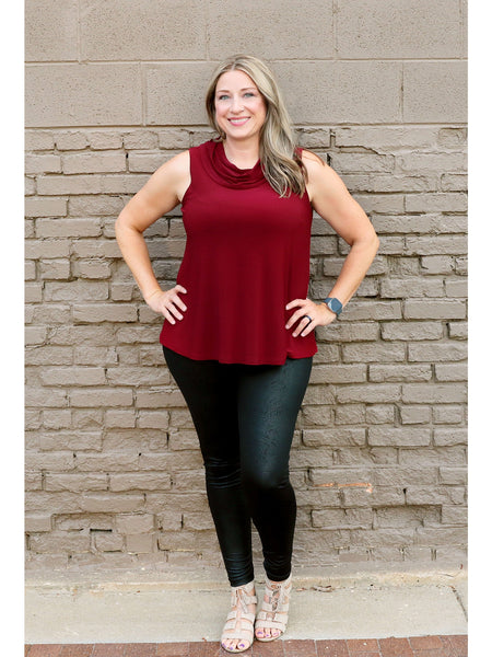 1127701 Jules Cowl Neck Cami by Artex Fashions