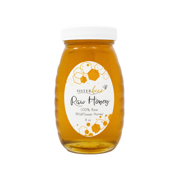 140225 100% Raw Michigan Wildflower Honey - 8 oz.