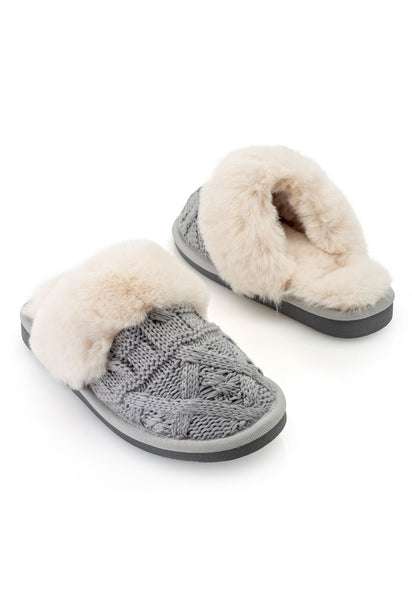 252007 Zapatilla sin cordones con purpurina gris de Corky's