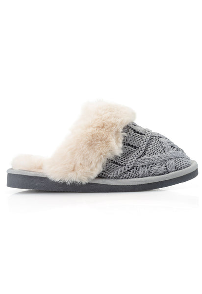 252007 Zapatilla sin cordones con purpurina gris de Corky's