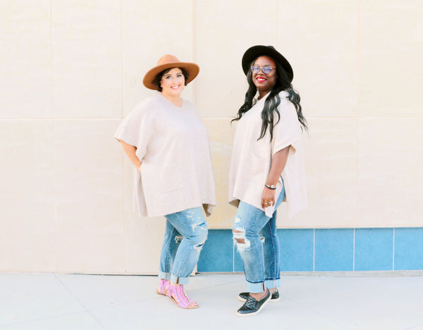 6006 Suéter Poncho Naomi