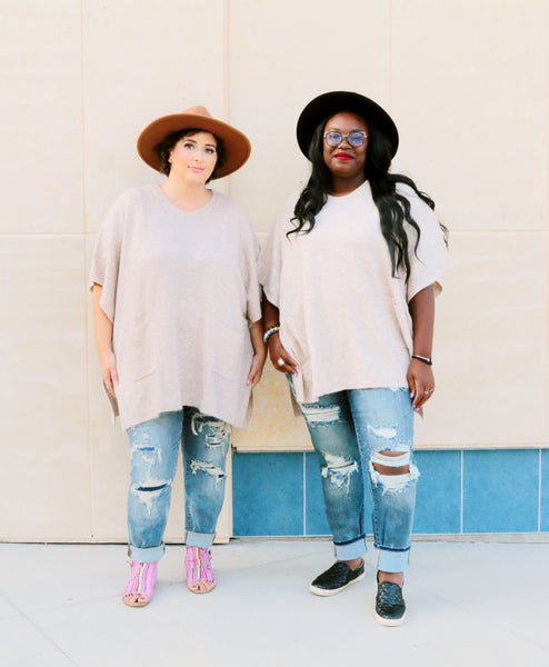 6006 Suéter Poncho Naomi