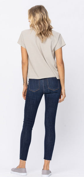 Rustin Mid-Rise Skinny Nondistressed Judy Blue Jeans