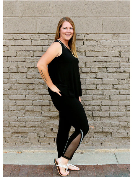 1129227 Alexis Mesh Insert Leggings by Artex Fashions