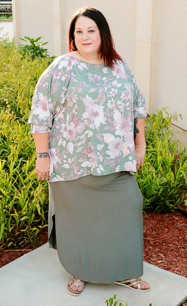 64245 Shalonda Floral Top