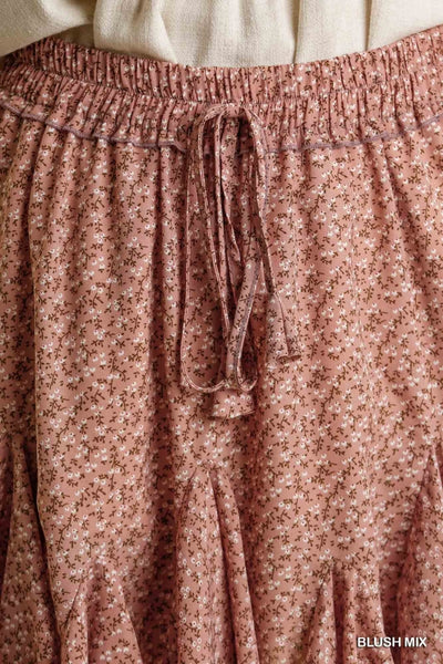 7036 Falda con estampado floral Shasta - Reg & Plus!