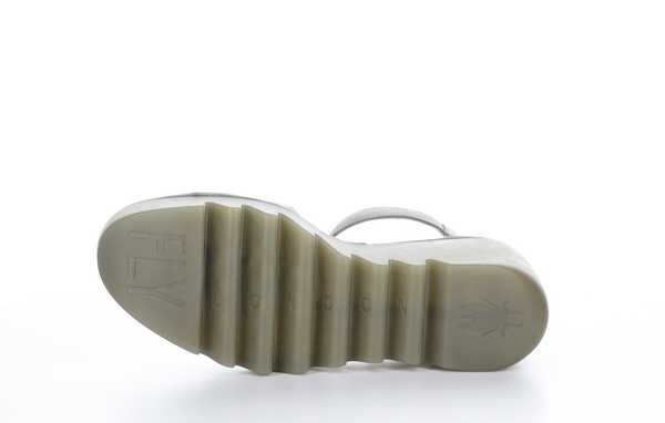 6150789 Bono Off White Piombo Snake Sandals by Fly London