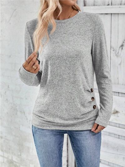 Round Neck Long Sleeve T-Shirt - ONLINE EXCLUSIVE!