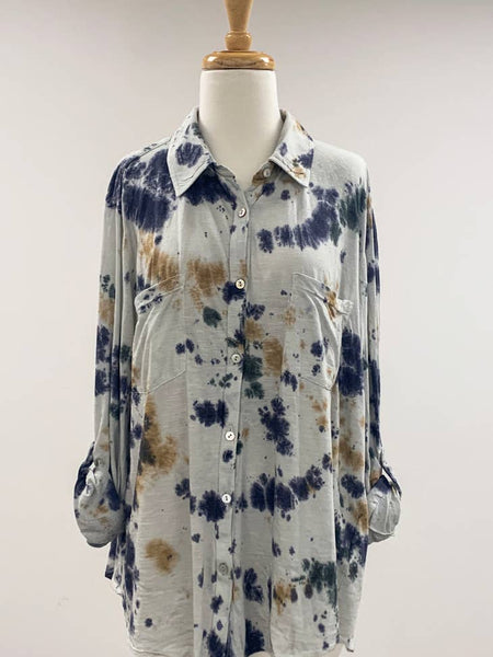 Top teñido anudado Nell Sedona de Caite & Kyla