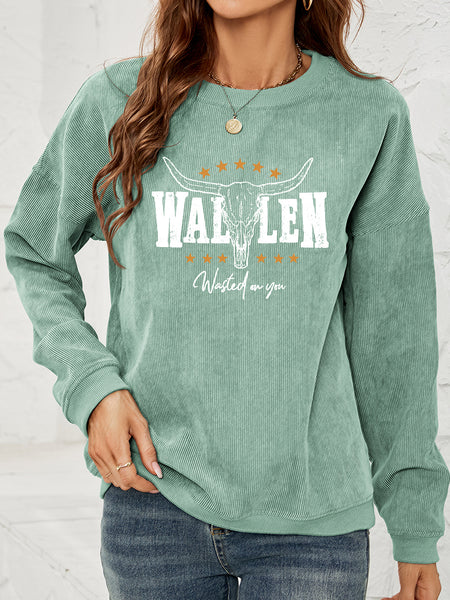 Sudadera con gráfico Wasted on You - ¡EXCLUSIVO EN LÍNEA!