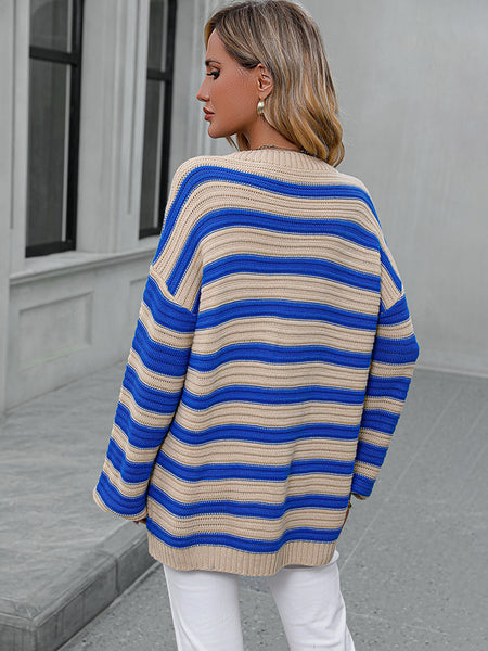 Bretta Striped Dropped Shoulder Sweater - ONLINE EXCLUSIVE!