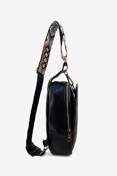 Adjustable Strap PU Leather Sling Bag - ONLINE EXCLUSIVE!