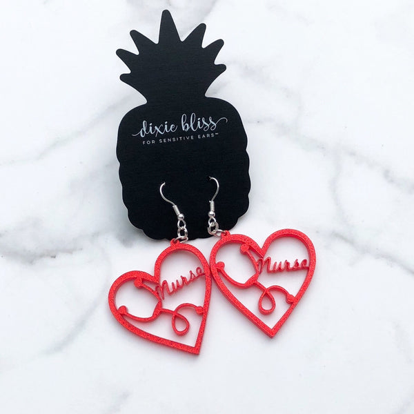 1418 Anaya Nurse Appreciation Earrings by Dixie Bliss