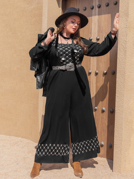 Mono Robyn de talla grande con cuello cuadrado