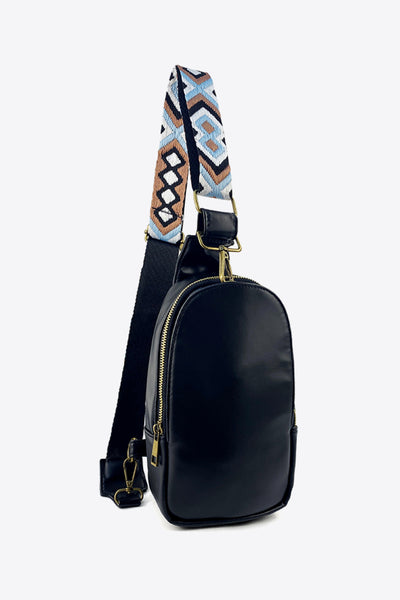Adjustable Strap PU Leather Sling Bag - ONLINE EXCLUSIVE!