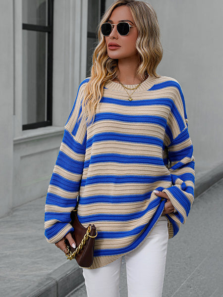 Bretta Striped Dropped Shoulder Sweater - ONLINE EXCLUSIVE!
