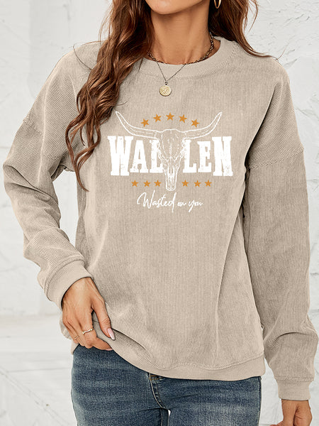 Sudadera con gráfico Wasted on You - ¡EXCLUSIVO EN LÍNEA!