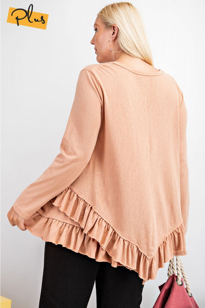 15492 Tammy Double-Ruffle Tunic