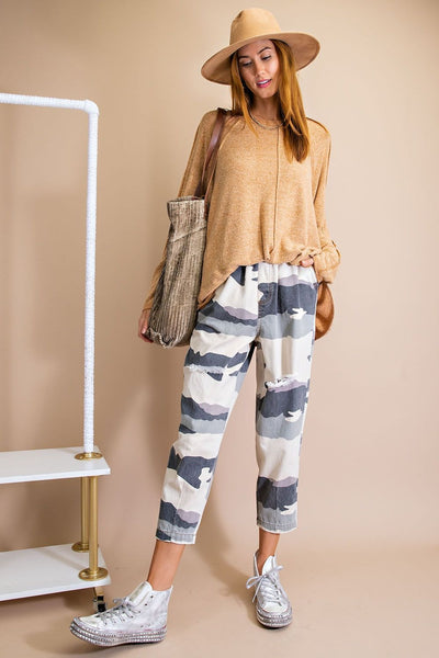 16588 Aubree Brushed Hacci Pullover