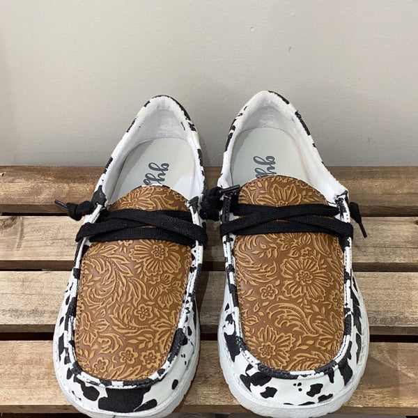 Zapatillas con estampado de vaca y estampado de vaca Gypsy Jazz Luma de Very G