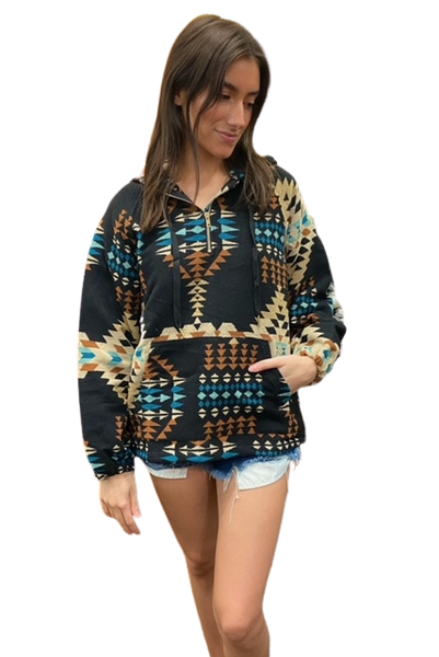 6786 Shiloh Azteca Sudadera con capucha
