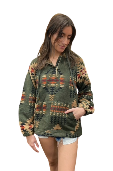 6786 Shiloh Azteca Sudadera con capucha