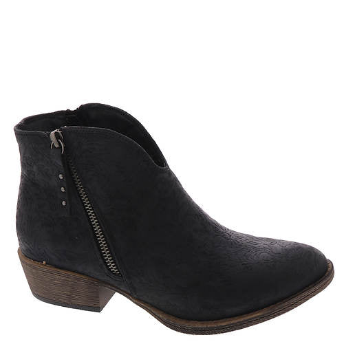 Very G Divine Tooled Black Booties