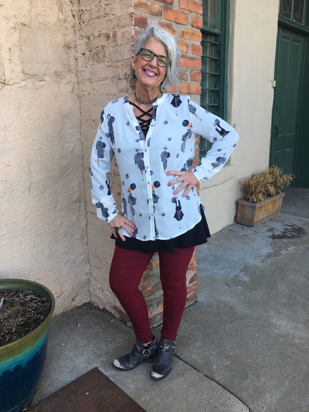 TR-274 Tricotto Haute Couture Blouse