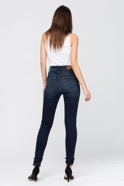 82132   Billings Super Dark High Waist Judy Blue Jeans
