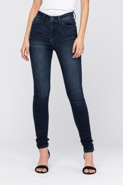 82132   Billings Super Dark High Waist Judy Blue Jeans