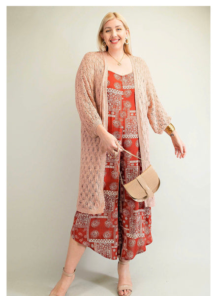 6742 Suéter plumero suave Harlow Pointelle - ¡Reg & Plus!