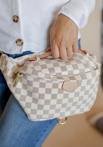 18579 Riñonera a cuadros Sasha London