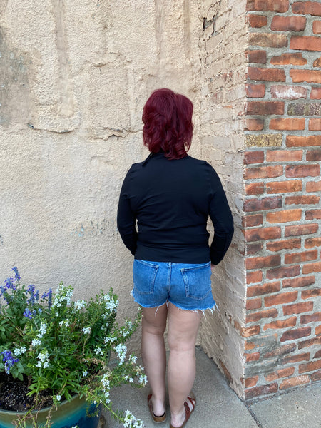 Bylyse Bamboo Jersey Crossover Top