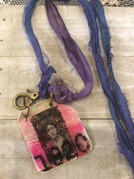 NE33 Sassy Woman Necklace by Tracy Catlin Creations